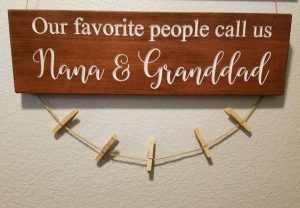 Custom Grandparents Picture Holder